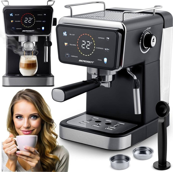 Berdsen Siebträgermaschine 1350W BD-771