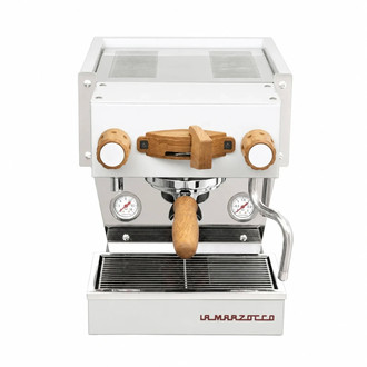 La Marzocco Linea Micra weiß Eichenholz