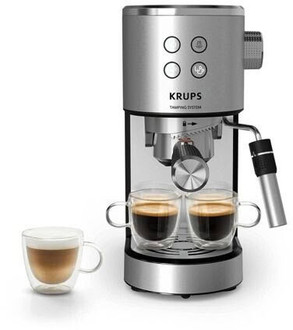 Krups Virtuoso+ Espressomaschine, Inox (XP499EE0)
