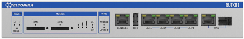 Teltonika RUTXR1 Enterprise Rack-montierbarer SFP/LTE-Router (RUTXR1300000)