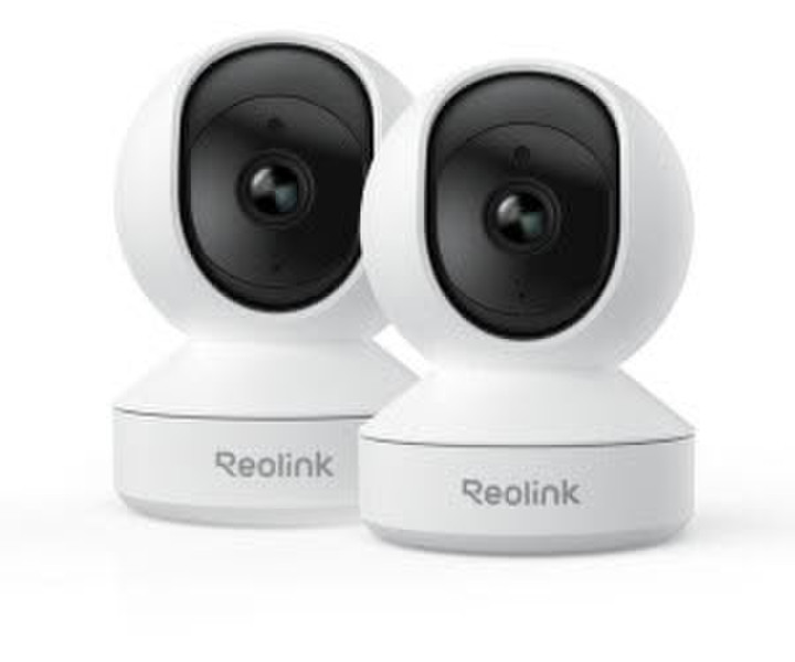 reolink E1 3MP 2,4GHz WiFi Indoor 355° Schwenk & 50° Neigung Personen-/Haustiererkennung Nachtsicht 2-Wege-Audio 2 Pack