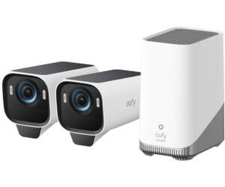 Eufy eufyCam S3 Pro Starter-Set 2+1 mit HomeBase 3