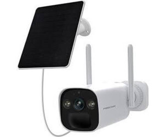 Foscam Kamera BP4 z panelem solarnym (2560 x 1440 Pixels) Netzwerkkamera Weiss