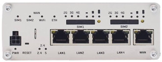 Teltonika RUTX12 WWAN-Router Dual SIM, Dual 4G/LTE, 4-Port-Switch (RUTX12230000)