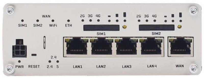 Teltonika RUTX12 WWAN-Router Dual SIM, Dual 4G/LTE, 4-Port-Switch (RUTX12230000)