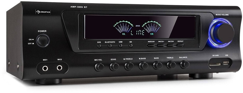 Auna AMP 3800 BT Black