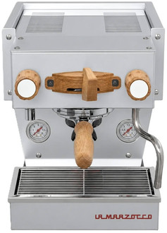 La Marzocco Linea Mini R grau Eichenholz
