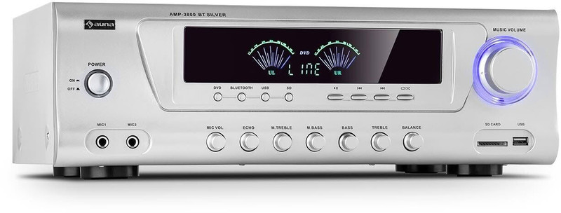 Auna AMP 3800 BT Silver