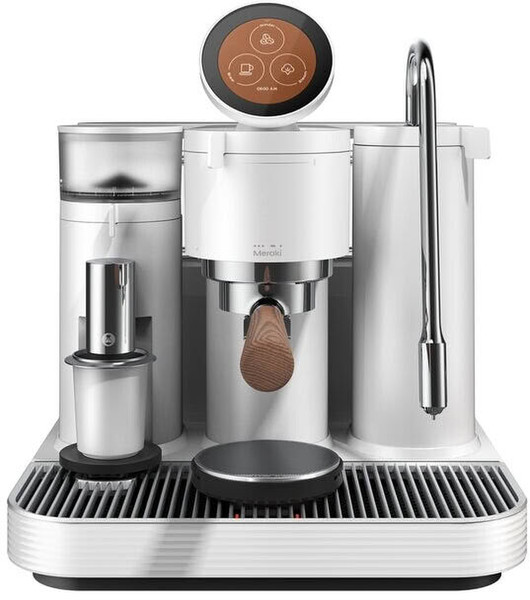 Meraki Siebträgermaschine mit Mahlwerk 2. Generation weiß