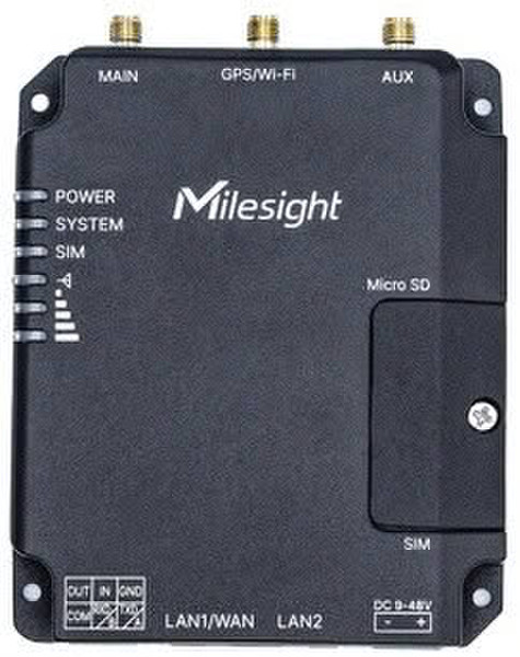 Milesight UR32 Industrieller Mobilfunk-Router 3G/4G Wi-Fi (UR32-L04EU-W-485)