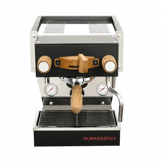 La Marzocco Linea Micra schwarz Eichenholz