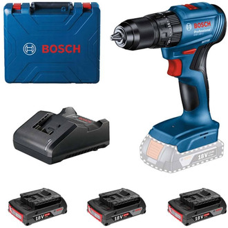 Bosch GSB 185 LI With 3x2.0Ah Batteries And Charger (0615990N1Z)