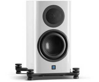 Nubert nuZeo 3 Regal-Lautsprecher (200 W, X-Remote, X-Room Calibration), Weiß Pianolack