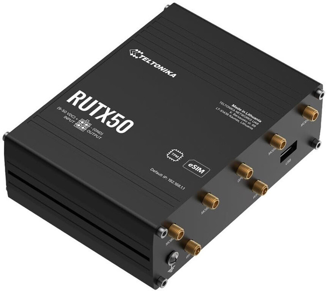 Teltonika RUTX50 Dual SIM 5G/4G/LTE Industrie-Router (RUTX5000AC00)