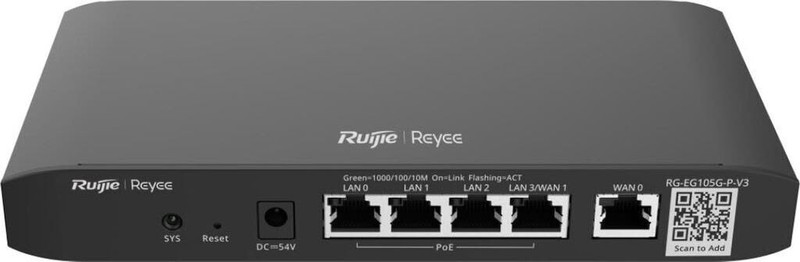 Ruijie Reyee RG-EG105G-P-V3 5 Port Cloud Managed PoE