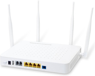 Planet GPN-400ACV GPON HGU Optische Netzwerkeinheit (ONU) 4-Port, weiß (GPN-400ACV)