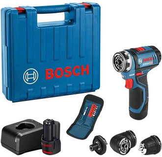 Bosch GSR 12V-15 FC Professional Set (06019F600G)