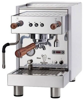 Bezzera Crema DE PID Siebträger-Espressomaschine, Zweikreiser, 1300W, Edelstahl