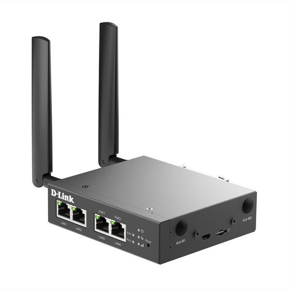 D-Link DWM-314-TP/E 4G LTE M2M VPN PoE+ Router (DWM-314-TP/E)