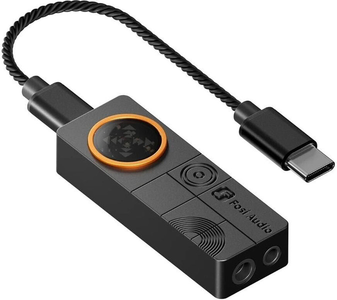 Fosi Audio DS3-B Tragbarer DAC & Kopfhörerverstärker USB 7.1 Raumklang