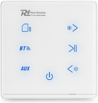 Power Dynamics Powerline A100W Einbau-Verstärker Bluetooth 4x20W (952.456)