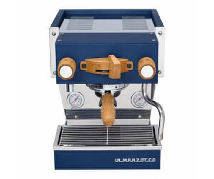 La Marzocco Linea Micra blau Eichenholz