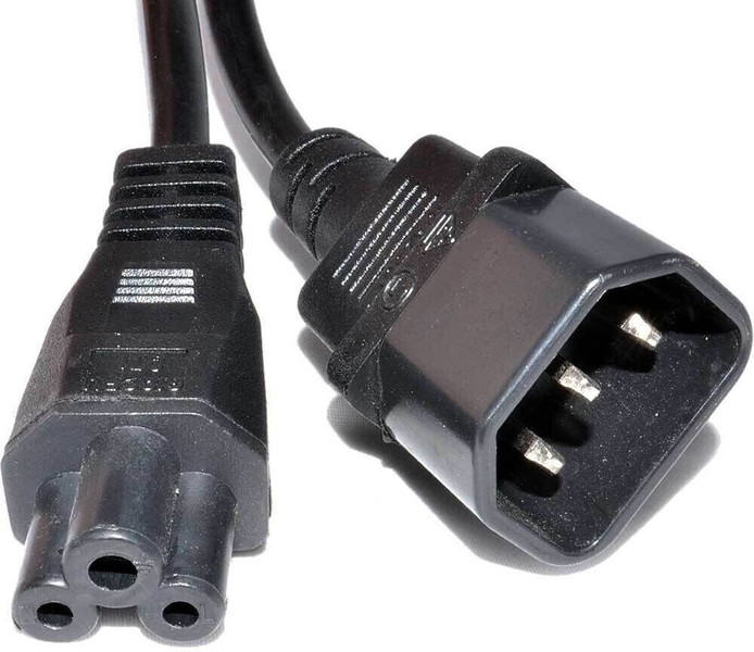 kenable IEC Stecker C14 zu Kleeblattstecker Stecker C5 Konverter Adapter Strom Kabel 2 m