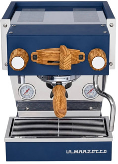 La Marzocco Linea Micra blau Olivenholz
