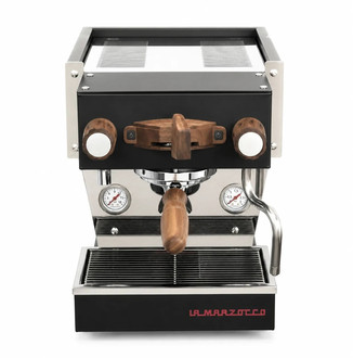 La Marzocco Linea Micra schwarz Nussholz