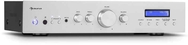 Auna AMP-CD608 DAB Silver