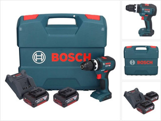 Bosch GSB 18V-55 Professional (2x 4,0 Ah + Ladegerät + Koffer)