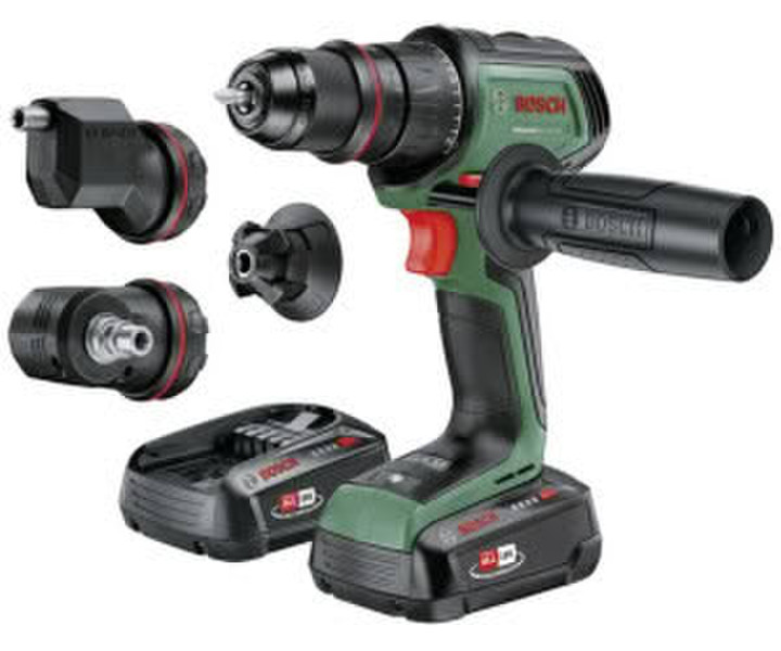 Bosch Advanced Drill 18V-80 QuickSnap (2x 2,5-Ah-Akku + Ladegerät + Aufsatz) (06039E2004)