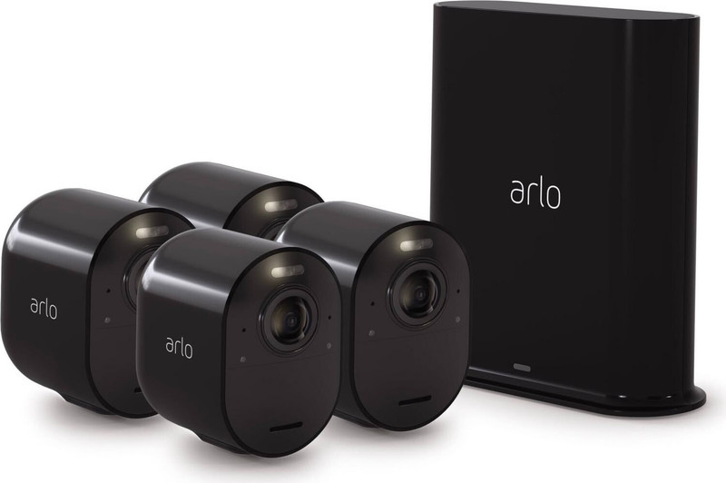 Arlo Ultra 2 Spotlight 4K + 4 Kameras (VMS5440B-200EUS) schwarz