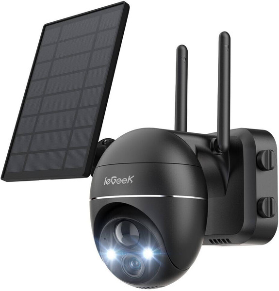 ieGeek WLAN 5 MP Solar Überwachungskamera (ohne SD Karte)