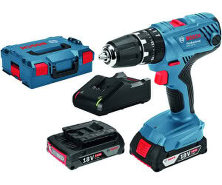 Bosch GSB 18V-21 Professional 2 x 2,0 Ah + Ladegerät in L-Boxx