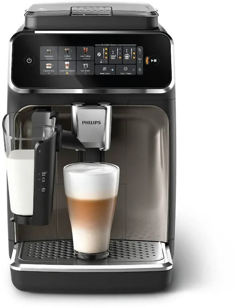 Philips Series 3300 Latte Go EP3347/90 Schwarz verchromt