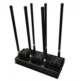 UAV DRONE JAMMER UP TO 600M RC 6 BANDS 127W 433MHZ 868MHZ 2.4GHZ 912MHZ 5.8GHZ GPS L1 