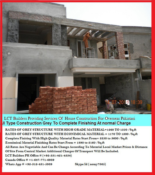 HOUSE CONSTRUCTION AND PROPERTY SALE PURCHASING SERVICE FOR PAKISTANI 