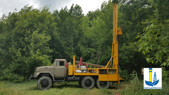 Drilling water wells under the 