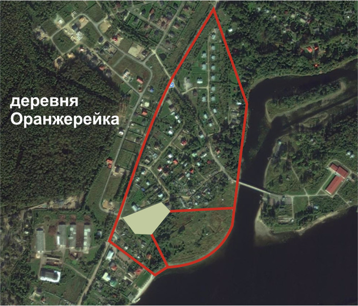 Das land in der Nähe von Newa (Sankt-Petersburg) zum Verkauf
