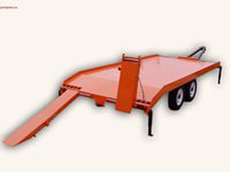 Low bed trailer for transportation of special equipment 9835-21