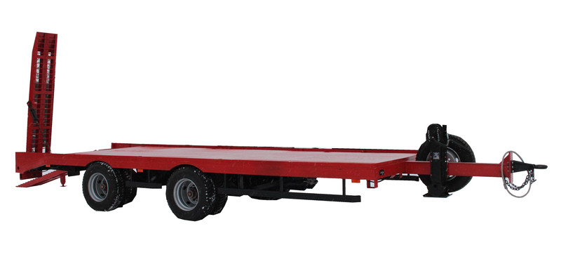 Trailers for transportation of machinery up to 17 tons for two-axle
