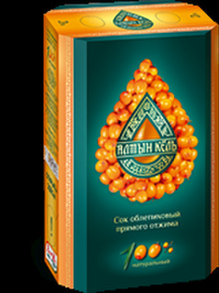 100% natural juice from Altai sea buckthorn