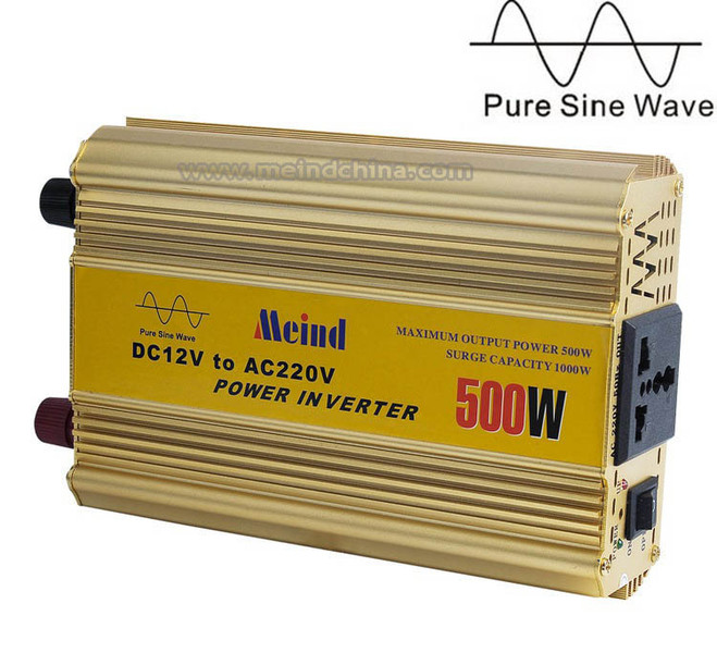 500W Power Inverter Pure Sine Wave AC Spannungswandler Auto Wechselrichter Power Supply Frequency Inverter KFZ-Ladegerät