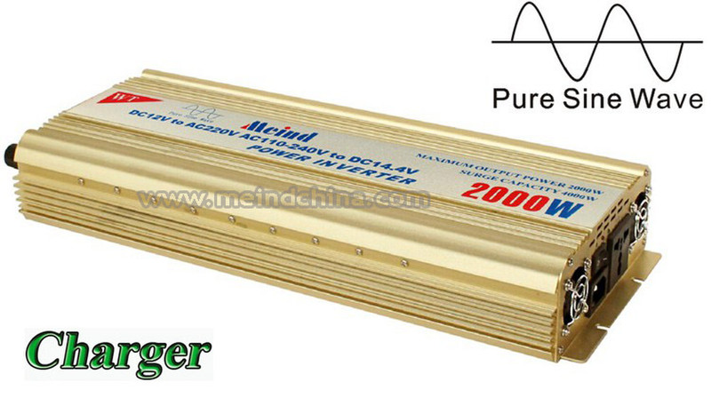 2000W Power Inverter Pure Sine Wave AC Converter Watt Inverter Power Supply AC Converter Frequency Inverter