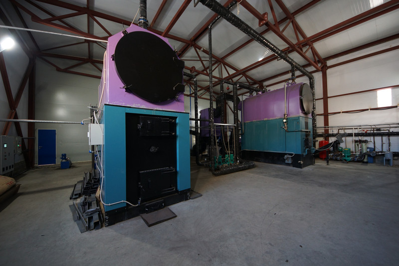 Boilers and boiler rooms on wood biomass
