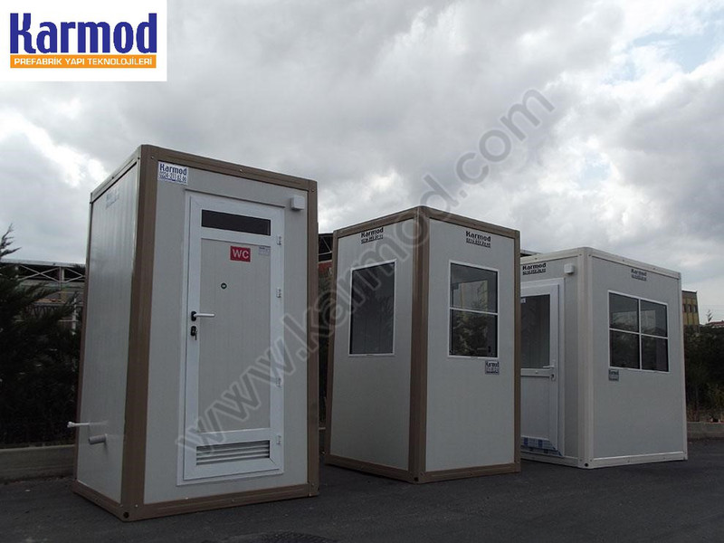 Cubicles, booths and boxes of sandwich panels
