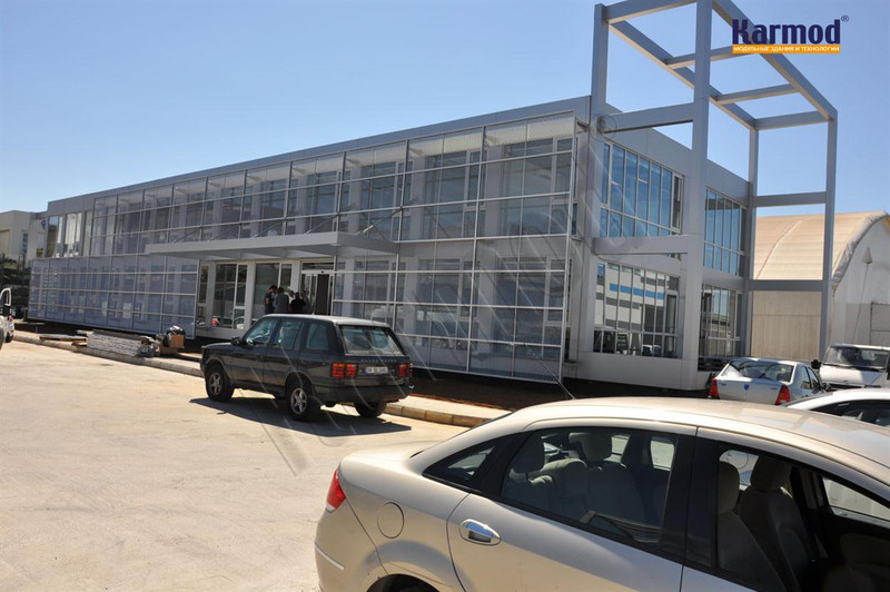 Prefabricated modular buildings for offices, hospitals, shopping malls