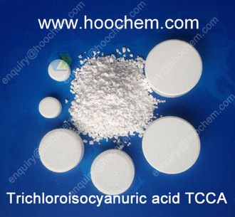 Disinfectant TCCA Trichloroisocyanuric acid 90% tablets for pools