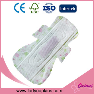 Super abosrbent 275mm waterproof ginseng sanitary pad for night time use